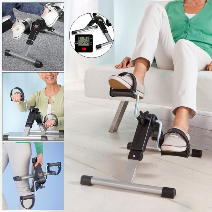 Mini Bicycle Training Pedal Exerciser with LCD Display